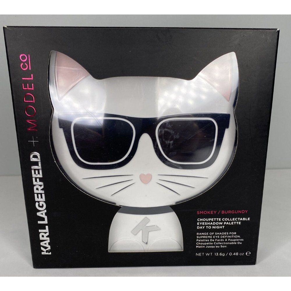 Karl Lagerfeld + ModelCo Choupette Collectable Eyeshadow Palette Smokey Burgundy
